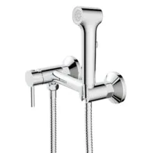 Гигиенический душ Azario Dies со смесителем, керамический картридж, шланг 150 см, хром (AZ-KFX04)