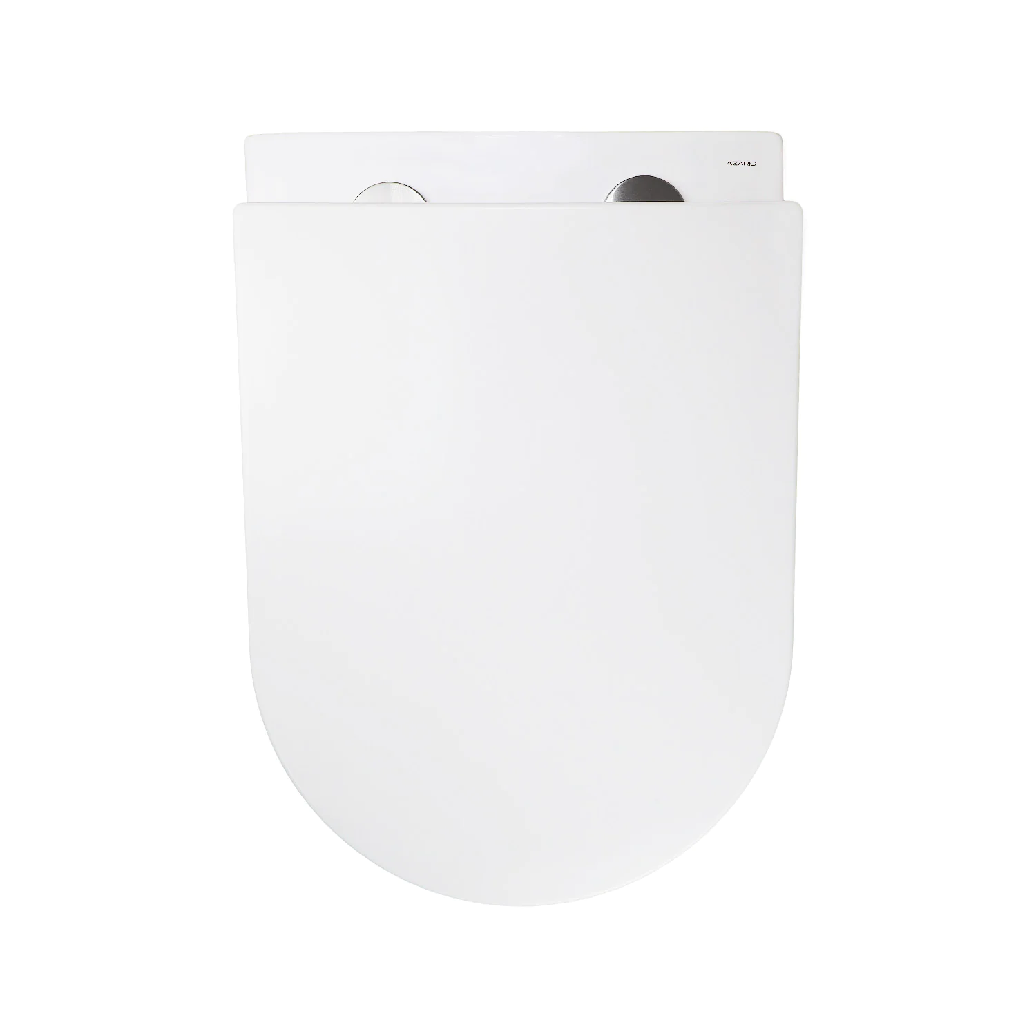 Унитаз подвесной Azario RUMBA 360х520х365 безободковый, система смыва «Скрытое Торнадо», с быстросъемным сиденьем «Микролифт» (AZ-5175T-WHT) — фото №5