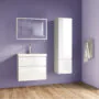 Комплект тумба Azario Velluto 100 1000х450х660 подвесная, с раковиной Астория 100, белый матовый (CS00097538) — фото №12