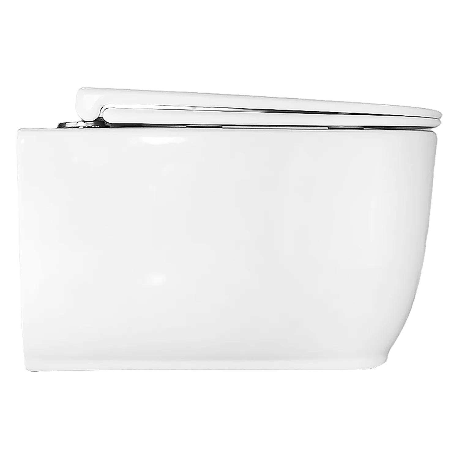 Унитаз подвесной Azario RIANO 350х490х350 безободковый, слив «Скрытое Торнадо», с быстросъемным сиденьем микролифт (AZ-2808E) — фото №11