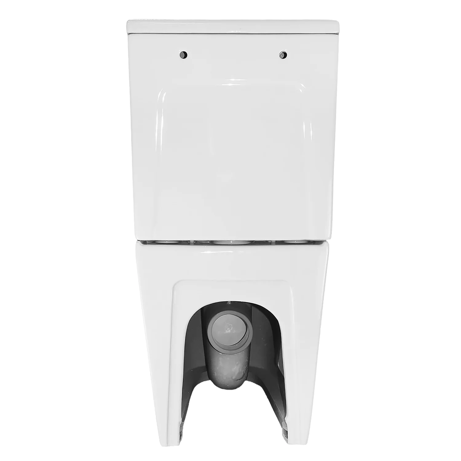 Унитаз-компакт Azario MIZEN 360х660х800 напольный, безободковый, смыв «Скрытое Торнадо», с быстросъемным сиденьем «Микролифт» (AZ-8300) — фото №13