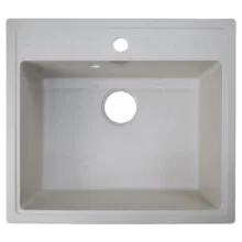 Кухонная мойка AZARIO Onda 565x505x200 искусственный мрамор, сифон в комплекте, цвет бежевый (CS00105220)