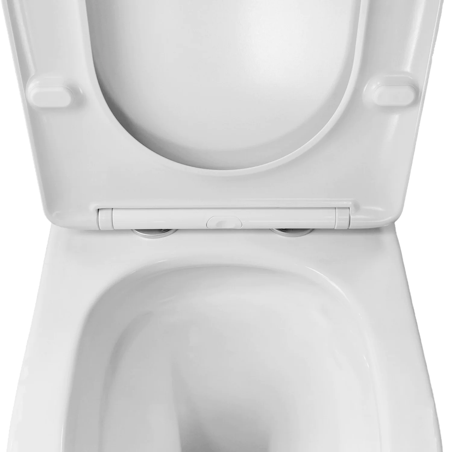 Унитаз-компакт Azario LEVITA 630х385х815 напольный, безободковый, система смыва «Скрытое Торнадо», с быстросъемным сиденьем «Микролифт» ( AZ-2903T) — фото №7