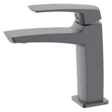 Cмеситель для раковины Azario Conda керамический картридж, графит (AZ-K1011GR)