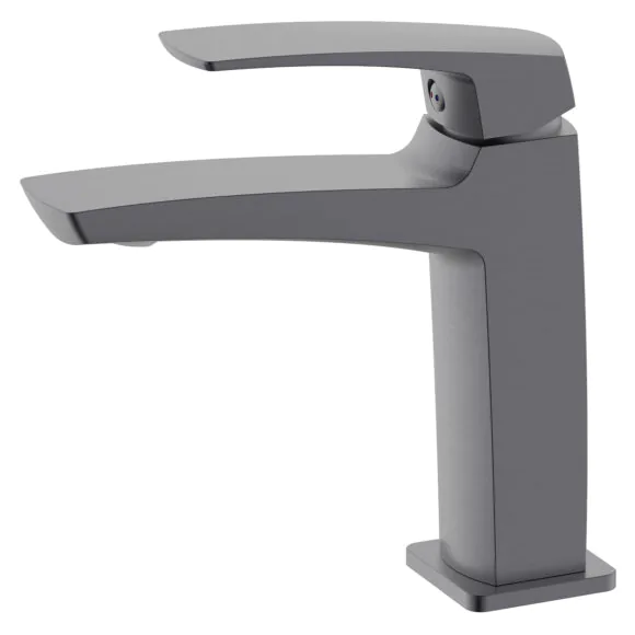 Cмеситель для раковины Azario Conda керамический картридж, графит (AZ-K1011GR)