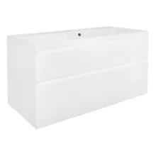 Комплект тумба Azario Velluto 100 1000х450х660 подвесная, с раковиной Астория 100, белый матовый (CS00097538)