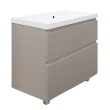 Комплект Azario Тумба Viola 100/2Н 1000х450х850 напольная, с раковиной Астория 100, бежевый (CS00097147)