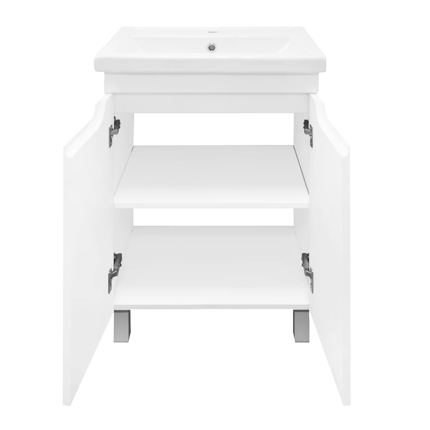 Комплект Тумба Azario KANTRI 60Н напольная с раковиной Фостер 60 (CS00097249) — фото №4