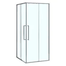 Душевое ограждение Azario SHANGHAI 900х900х1950 прозрачное стекло 6 мм, профиль графит матовый (AZ-R43-900-MGR-CL)