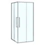 Душевое ограждение Azario SHANGHAI 900х900х1950 прозрачное стекло 6 мм, профиль графит матовый (AZ-R43-900-MGR-CL)