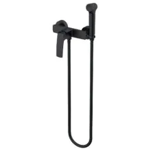 Гигиенический душ Azario Conda со смесителем, керамический картридж, шланг 150 см, черный матовый (AZ-K2511B)