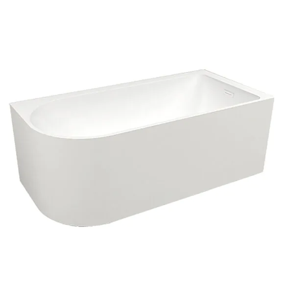 Ванна акриловая Azario Sheer A 1500x800x600 пристенная, правосторонняя, в комплекте с сифоном и металлической рамой (AZ-1859-B-1.5)