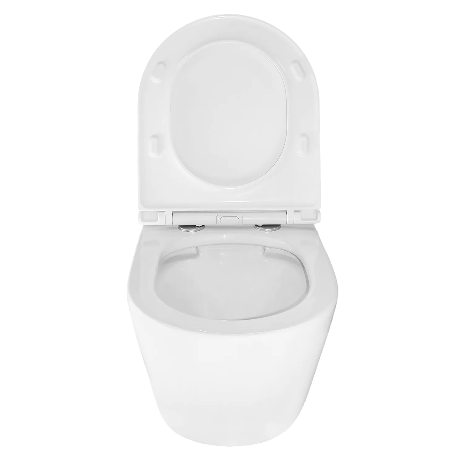 Сет: Инсталляция для подвесного унитаза AZARIO FORTE + подвесной унитаз Azario UNO ТОРНАДО безободковый, слив «Скрытое Торнадо» + Кнопка смыва AZARIO FORTE, хром глянцевый (AZ-100-100F+AZ-2380+AZ-100-020F) — фото №10