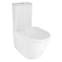 Унитаз-компакт Azario LANDER 410х665х835 напольный, безободковый, в комплекте с быстросъемным сиденьем «Микролифт» (AZ-1299A) — фото №2