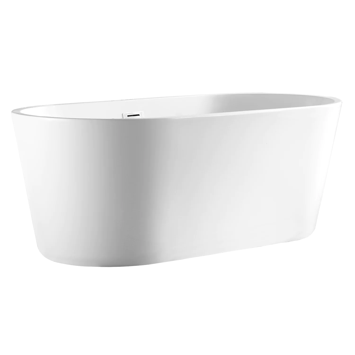 Ванна акриловая Azario RICH 1700x750x580 отдельностоящая, в комплекте с сифоном и металлической рамой, цвет белый (AZ-6605-17075) — фото №1