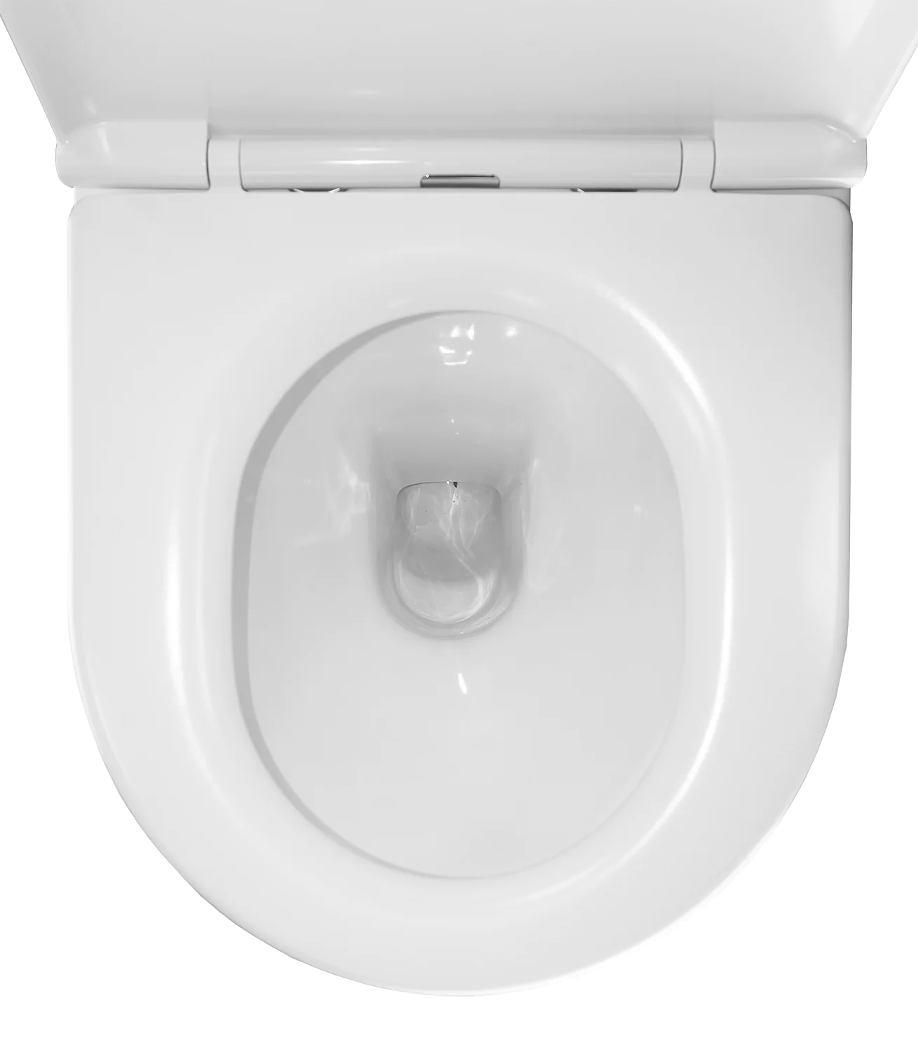 Унитаз-компакт Azario LANDER 410х665х835 напольный, безободковый, в комплекте с быстросъемным сиденьем «Микролифт» (AZ-1299A) — фото №9